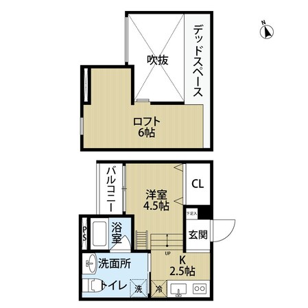 arem小若江の物件間取画像